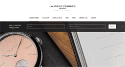 Desktop Screenshot of laurentferrier.ch